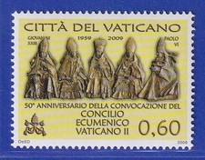 Vatikan 2009 Mi.-Nr. 1658 Sondermarke ** Bronzestatuen von Päpsten