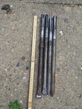 4-teiliges Meißel Set SDS-Max Zahn Flach Spitz Beton Fliesen Meissel Bosch