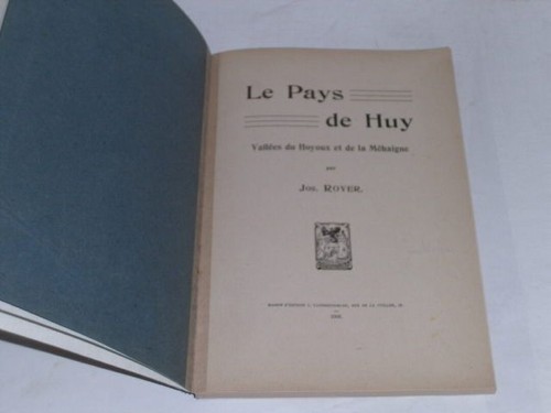 Royer jos pays de huy - le,
