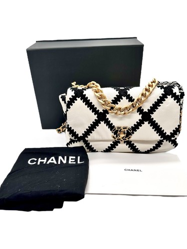 Chanel tasche crochet flap - chanel, 19