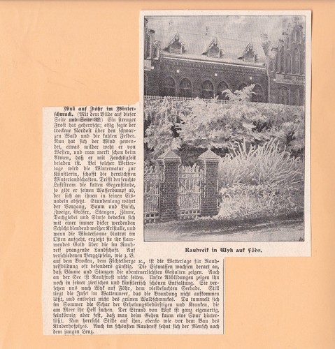 Wyk auf föhr 1903 raureif - auf,