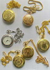 Sammlung von 6 neuzeitlichen Taschenuhren Quartz - alle Neuwertig - siehe Bilder