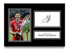 Daniel van Buyten signed A4