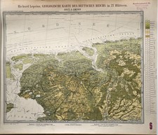 Lepsius: Geologische Karte des
