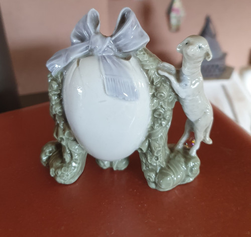 Antike porzellan vase mit - porzellan, ei
