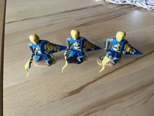 3x Timpo Topfhelmritter Gelb Blau Varianten Figuren