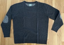 Aran Herren Merino Pullover-Gr.XL-Dunkelgrau-NEU!