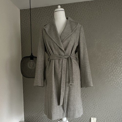Damen mantel grau fischgrät - mantel,