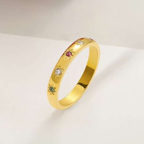 Edelstahl ring bunte - ring,