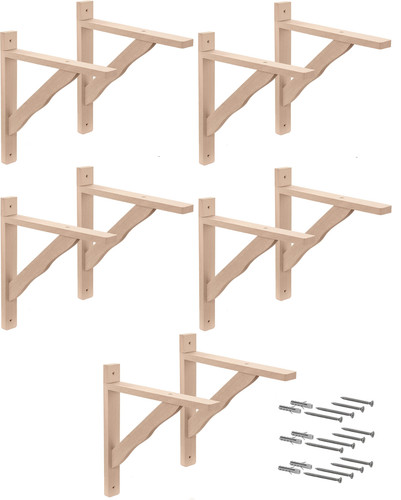 10x holzkonsole regalwinkel - 10x,