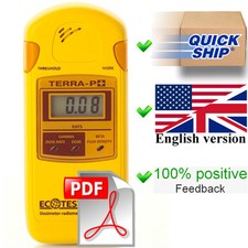 ☢ Englische Bedienungsanleitung voll + Schnellstart für Dosimeter Terra-P +...