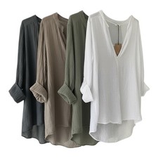 leichte Bluse Tunika Shirt 36