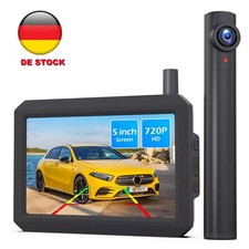 AUTO-VOX Digital Kabellos Funk Rückfahrkamera Set mit 5" HD Monitor Einparkhilfe