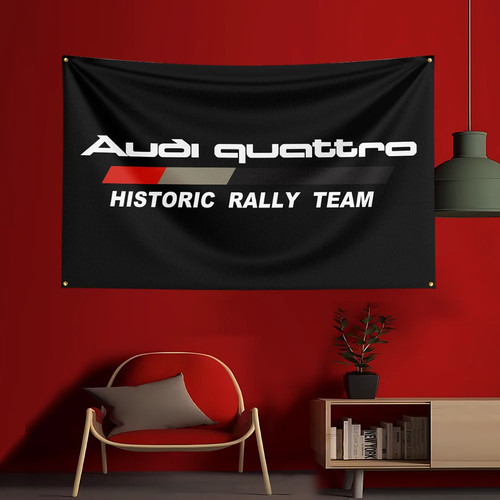 Audi quattro banner fahne - audi, /