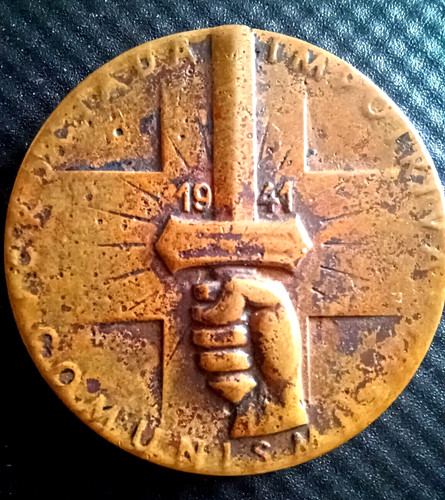 Medaille romania 1941 bronze - romania,