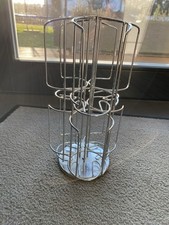 ) Tassimo Ständer Spender Kapselspender für 48 T-Disc Halter Silber