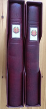 DDR Lindner-T Vordruck 1949-1968 kpl. in 2 weinroten Ringbindern mitSchuber#P199