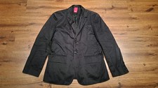 Edc by Esprit Herren Blazer Jacke Mantel Oberteil Shirt Schwarz Gr. XXL