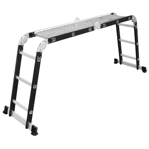 Mehrzweckleiter alu 4x3 - 4x3, mit