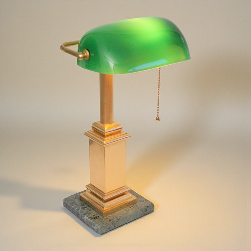 Elegante art déco bankerlampe - elegante,