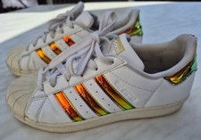 Adidas ☆ Superstar ☆ Größe 37,5 ☆ Weiß/Gold ☆ Sneaker ☆ Sportschuh