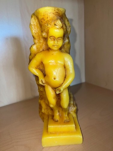 Stück kerzen wachs gelb - 2,