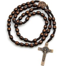 Holz Halskette Perlen Kette