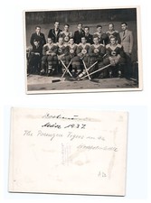 (h23005a32)   Eishockey Füssen, 1937, Düsseldorf Poensgen Tigers,  Nachlass