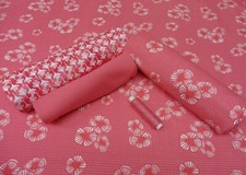 Stoffpaket Scarlet 2x50 cm Jerseystoffe koralle + Bündchen + Nähgarn Stoffset