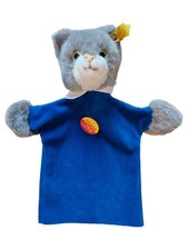 Steiff Handpuppe Katze Grau