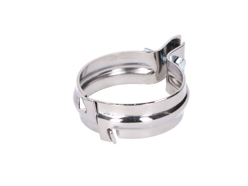 Auspuffschelle hinten chrom - auspuffschelle,