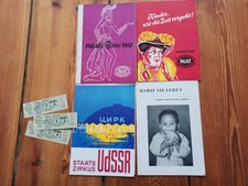 DDR Berlin Friedrichstadtpalast Programm 1957+9 Zirkus Busch Eintrittskarten