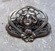 Antique Art Nouveau Silver 800