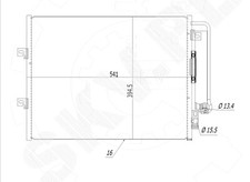 Klimakondensator Klimaanlage