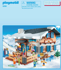 Playmobil Ersatzteile vom set 9280 Ski Hütte - Skihütte