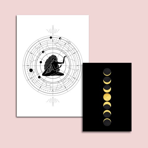 Poster set astrologie din - set,