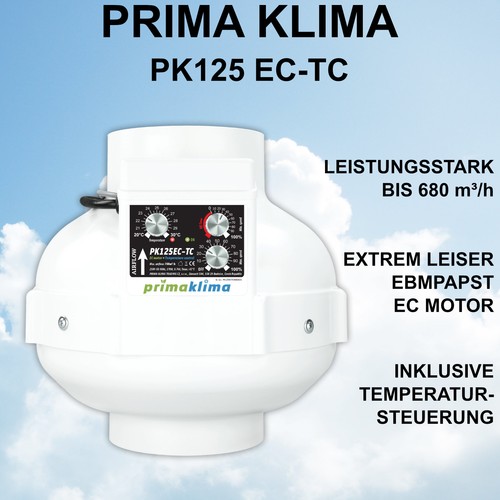 Prima klima rohrventilator mit - klima,