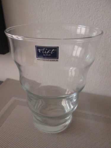 Flirt rosen glas vase - r&b,