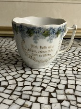 Antike Barttasse Schnurrbart Tasse Um 1900