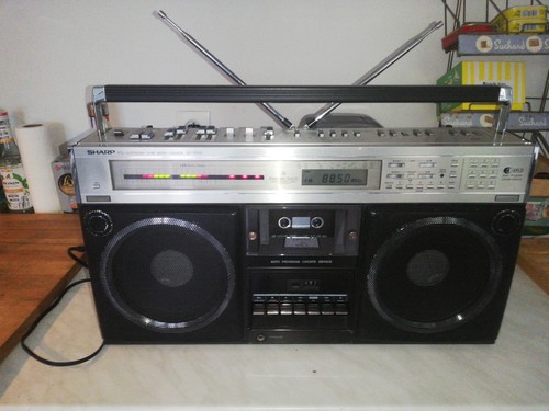 Sharp 9595 kassettenradio - gf, h