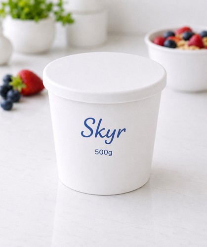 Skyr joghurt deckel - 4x,
