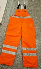 Warn-Schnittschutzhose Latzhose Orange Gr.58