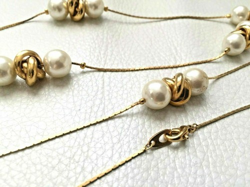 Tolle lange vintage halskette - vintage,