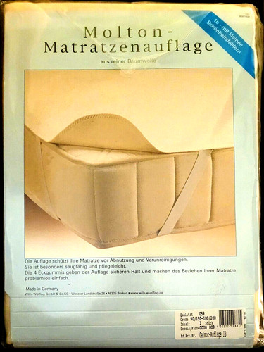 Molton kalmuc matratzenauflage - kalmuc,
