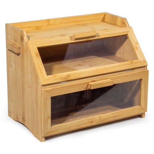 Bambus brotkasten mit - bambus,