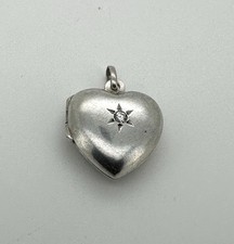 925 Silber Herz Medaillon