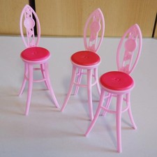 Barbie stühle pink bistro - 3x,