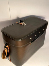 Leder Tasche Schwarz DDR 60er Jahre Vintage Leather Bag black