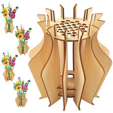 1 Stück Holzvase Für Lego