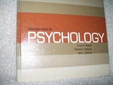 Introduction to Psychology Buch Houghton Mifflin Harcourt P